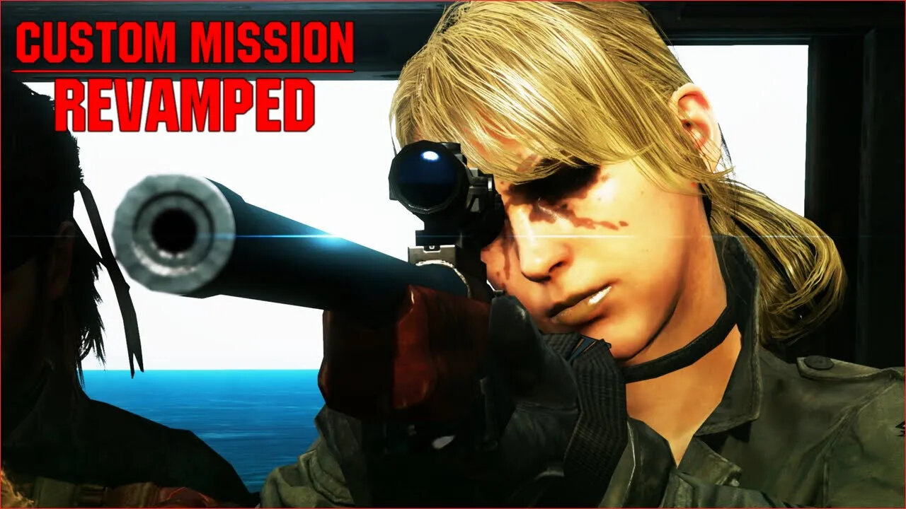 Modded MGS 5 - Custom Mission (Cloaked in Silence) + Quiet as Sniper Wolf Mod