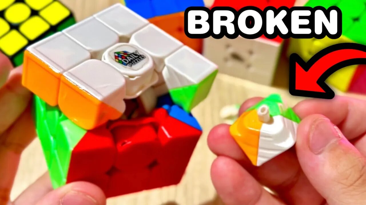 When Your Main Speed Cube Breaks…