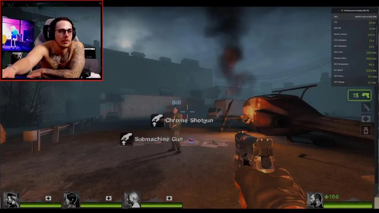 left fo dead 2 with the homies