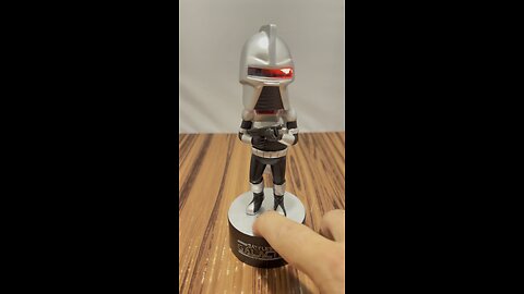 Battlestar Galactica Talking Bobblehead Silver) Talking Sound Red Light 2012 #bobblehead