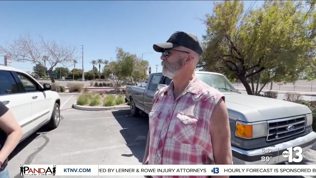 Las Vegas community steps up to help disabled veteran and his dog get on the road again