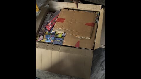 Unboxing crackers box for Diwali celebrations