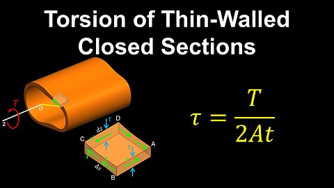 Torsion of Thin-Walled Closed Sections - Engineering