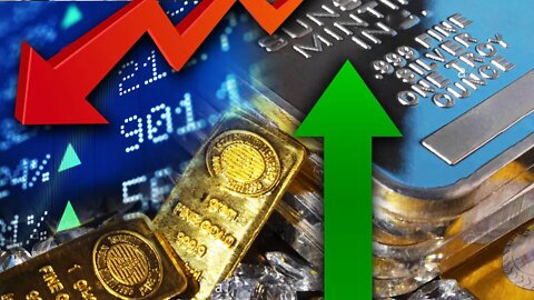 Silver & Gold Spike On Recession Fears!
