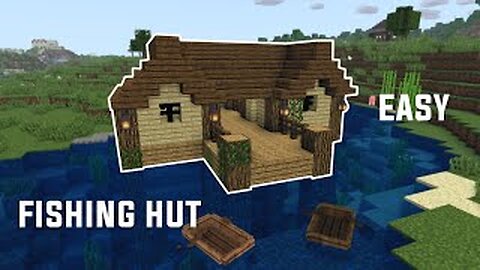 How to build a small house on water in Minecraft (tutorial)