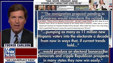 Inconvenient Truth: Dems Actively Promote ‘GREAT REPLACEMENT’ Agenda ~ TUCKER