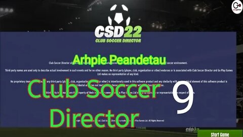 Club Soccer Director 22 | CSD22 |vs Bradford PA