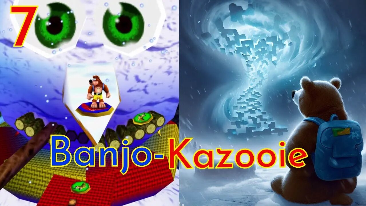 Getting confused in Freezeezy Peak in Banjo Kazooie