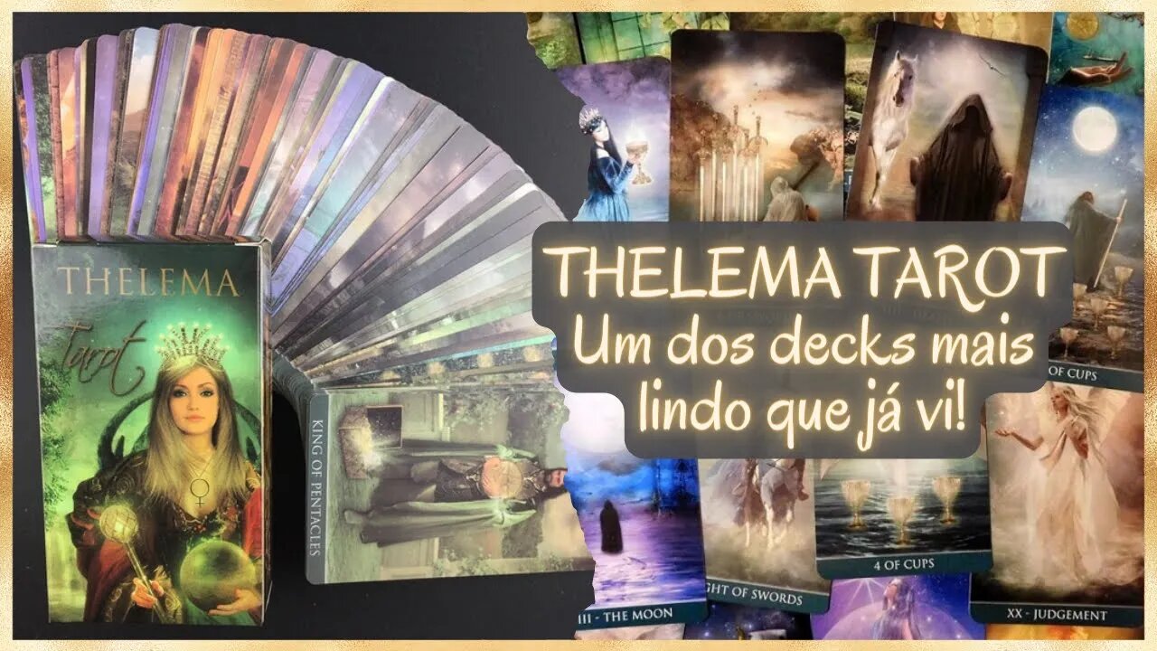 ✨THELEMA TAROT - Um deck simplesmente maravilhoso (Review)💖