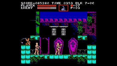 Castlevania 3(Japan) NES: Castle Courtyard Perfect Speed Run