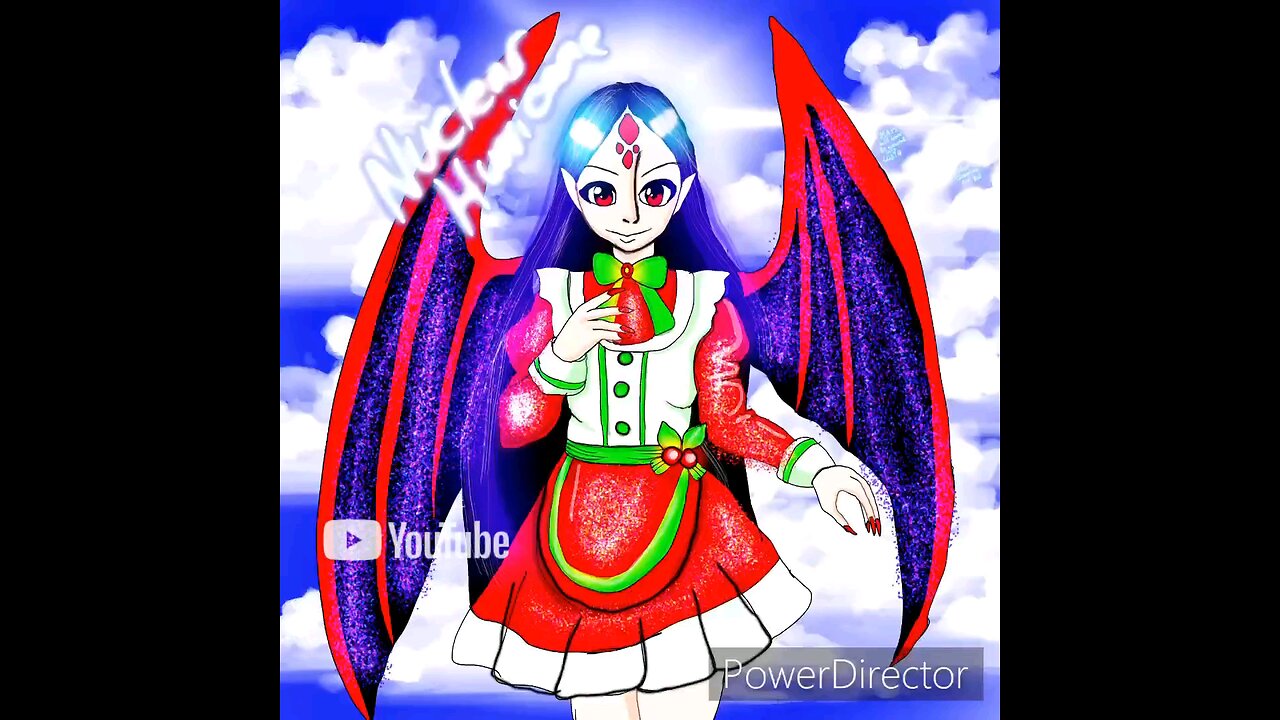 speedpaint the Christmas vampires party dress