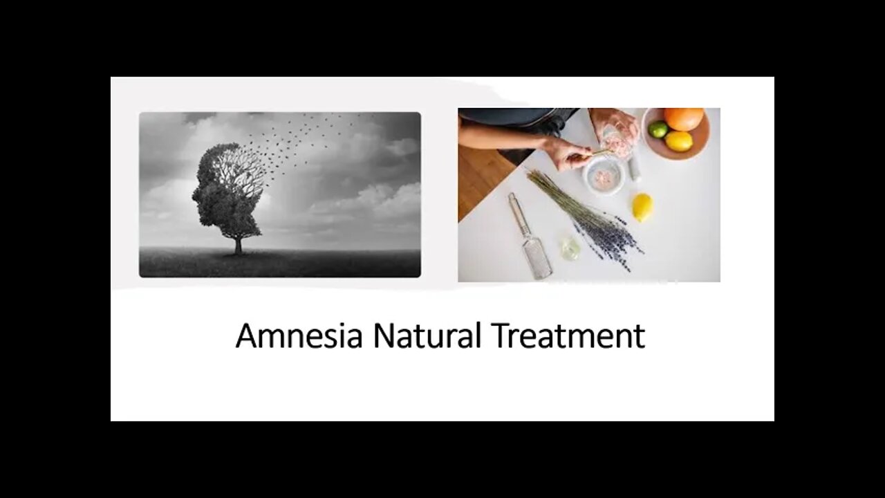 Amnesia Natural Treatment with Herbs & Supplements