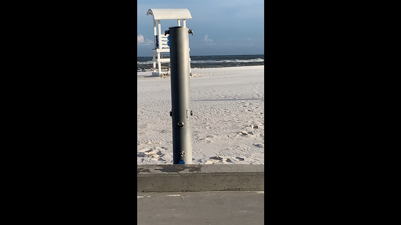 Waves at Gulf Shores as storm approaches