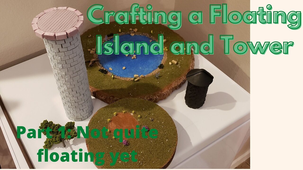 How to Craft a Floating Island with Tower Part 1: Not quite floating yet