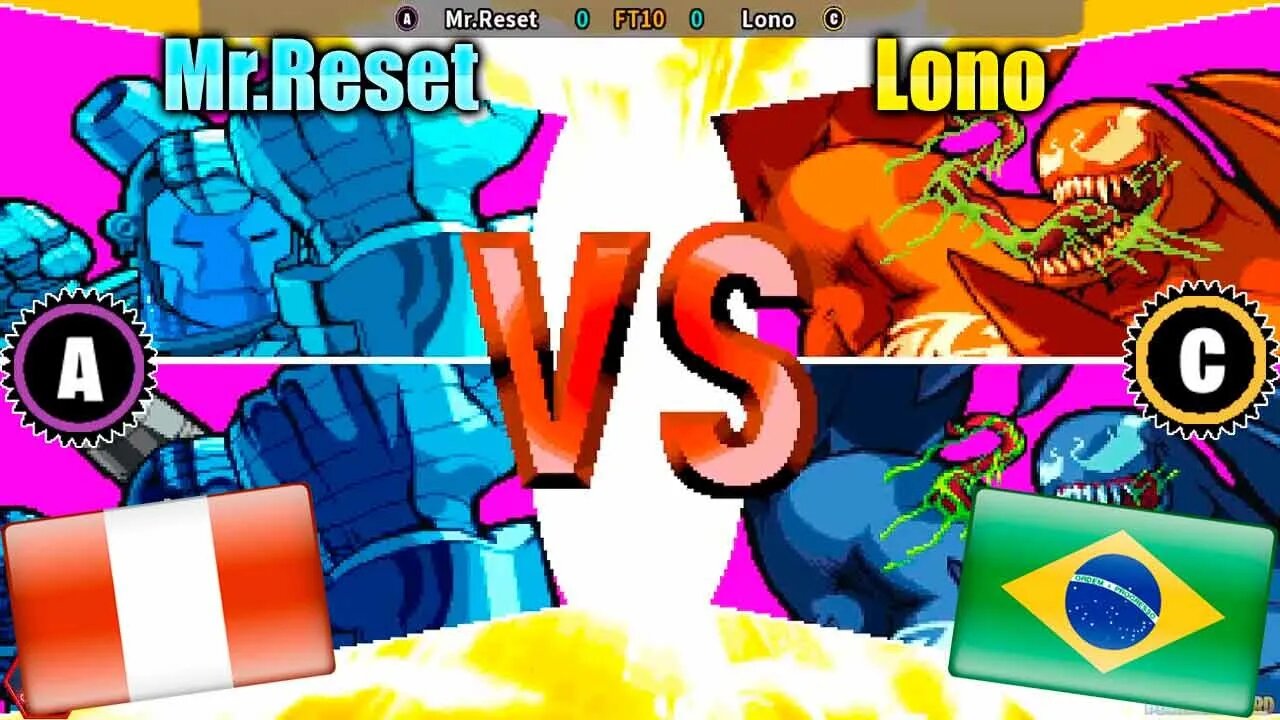 Marvel Vs Capcom: Clash Of Super Heroes (Mr.Reset Vs. Lono) [Peru Vs. Brazil]