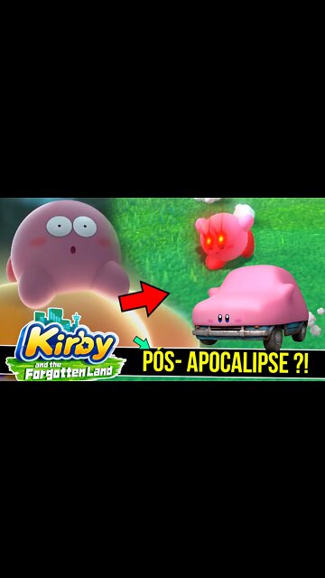 Jogo pós-apocalíptico do Kirby ?! | Kirby forgotten land #shorts