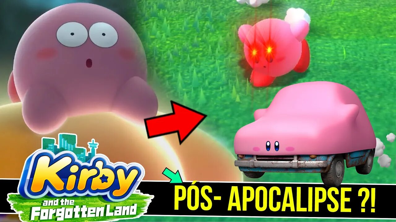 Jogo pós-apocalíptico do Kirby ?! | Kirby forgotten land #shorts