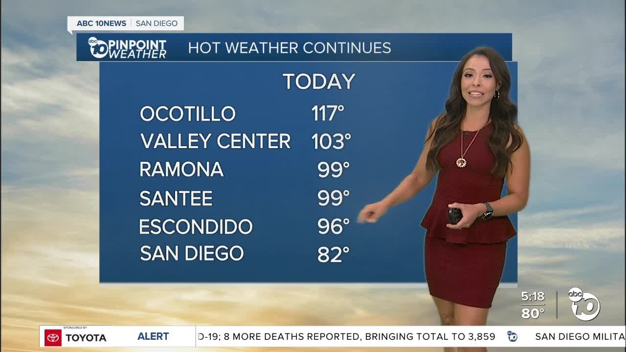 ABC 10News PinPoint Weather With Meteorologist Angelica Campos