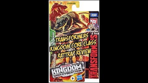 Transformers Kingdom Core Class Rattrap Review