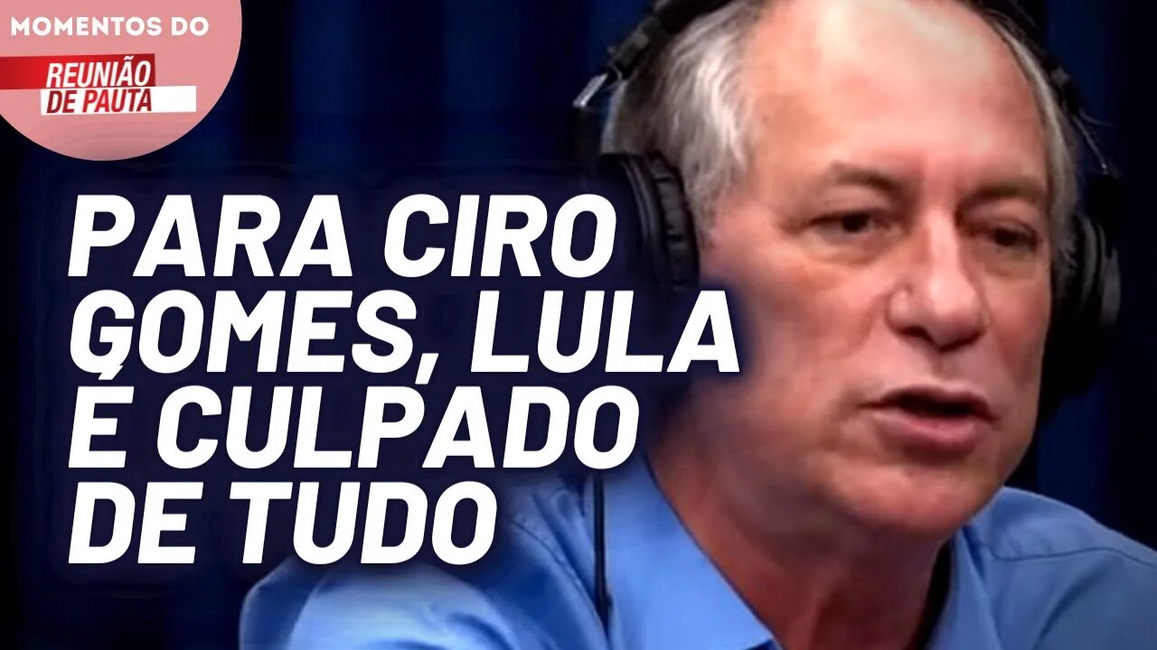 Ciro Gomes afirma que terá guerra no Brasil caso Lula seja eleito | Momentos do Reunião de Pauta