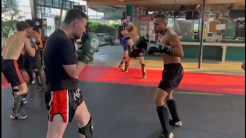Muay Thai Sparring Round Thailand