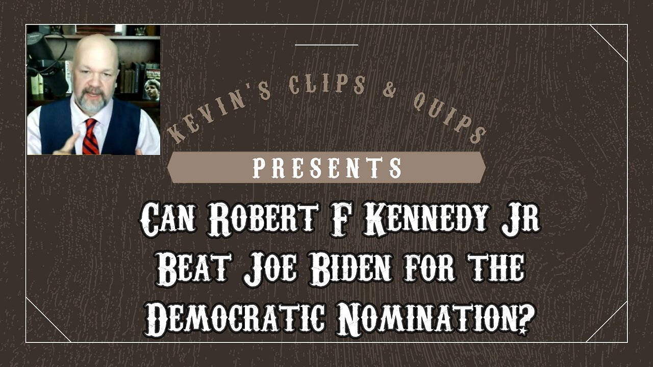 Now Wouldn't THIS Be Interesting? Can Kennedy Pull It Off?