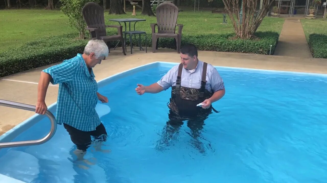 Brad and charly get Baptized!