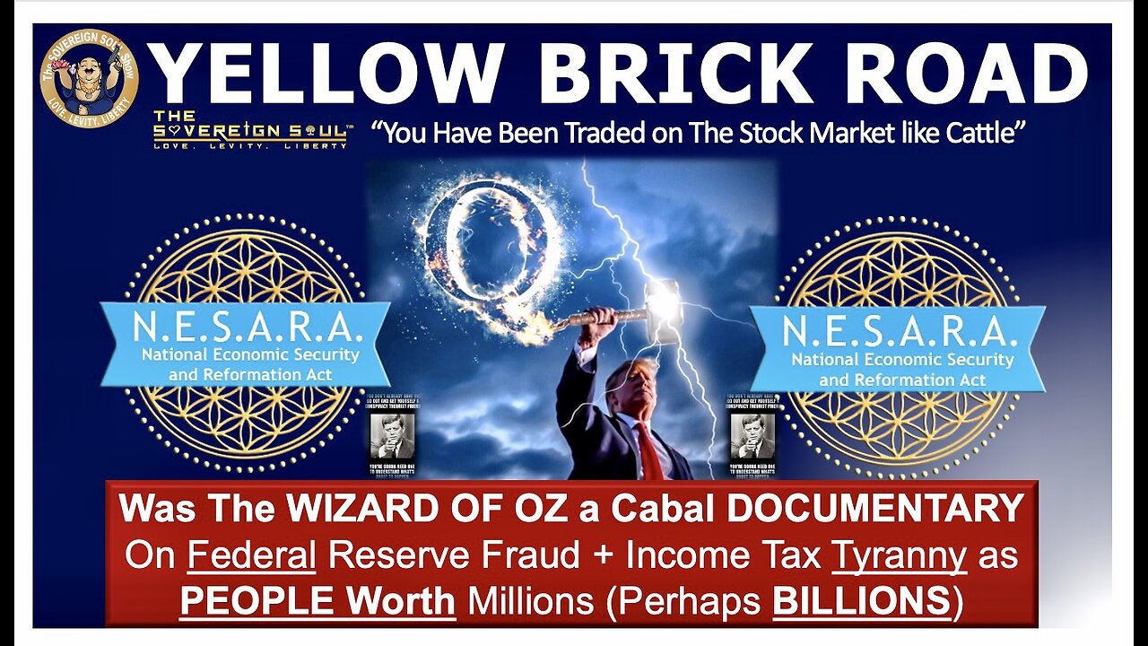 Is Wizard of Oz a Documentary 4 [DS] FIAT Currency, Income Tax Slavery by Countries as Corporations