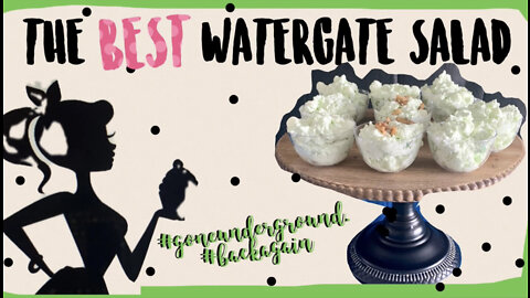 THE BEST WATERGATE SALAD | SHUT THE GATE SALAD