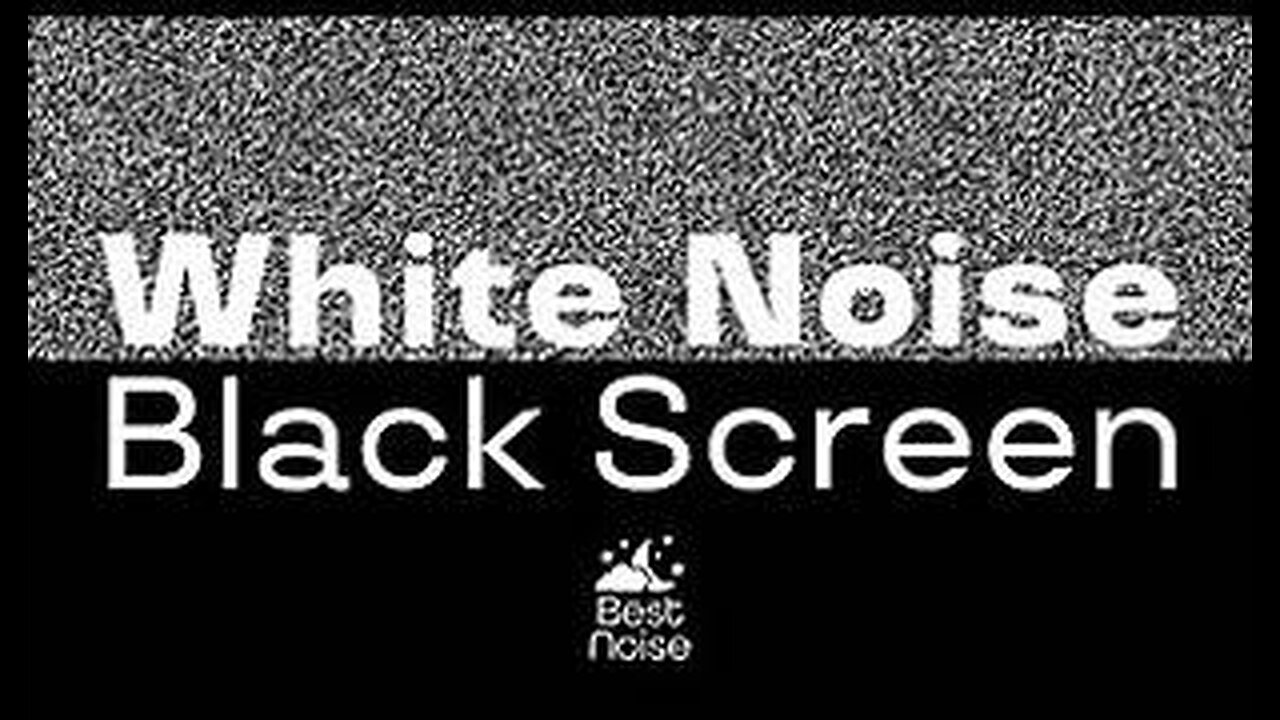 WHITE NOISE FOR SLEEPING BABIES 10 HOURS BLACK SCREEN