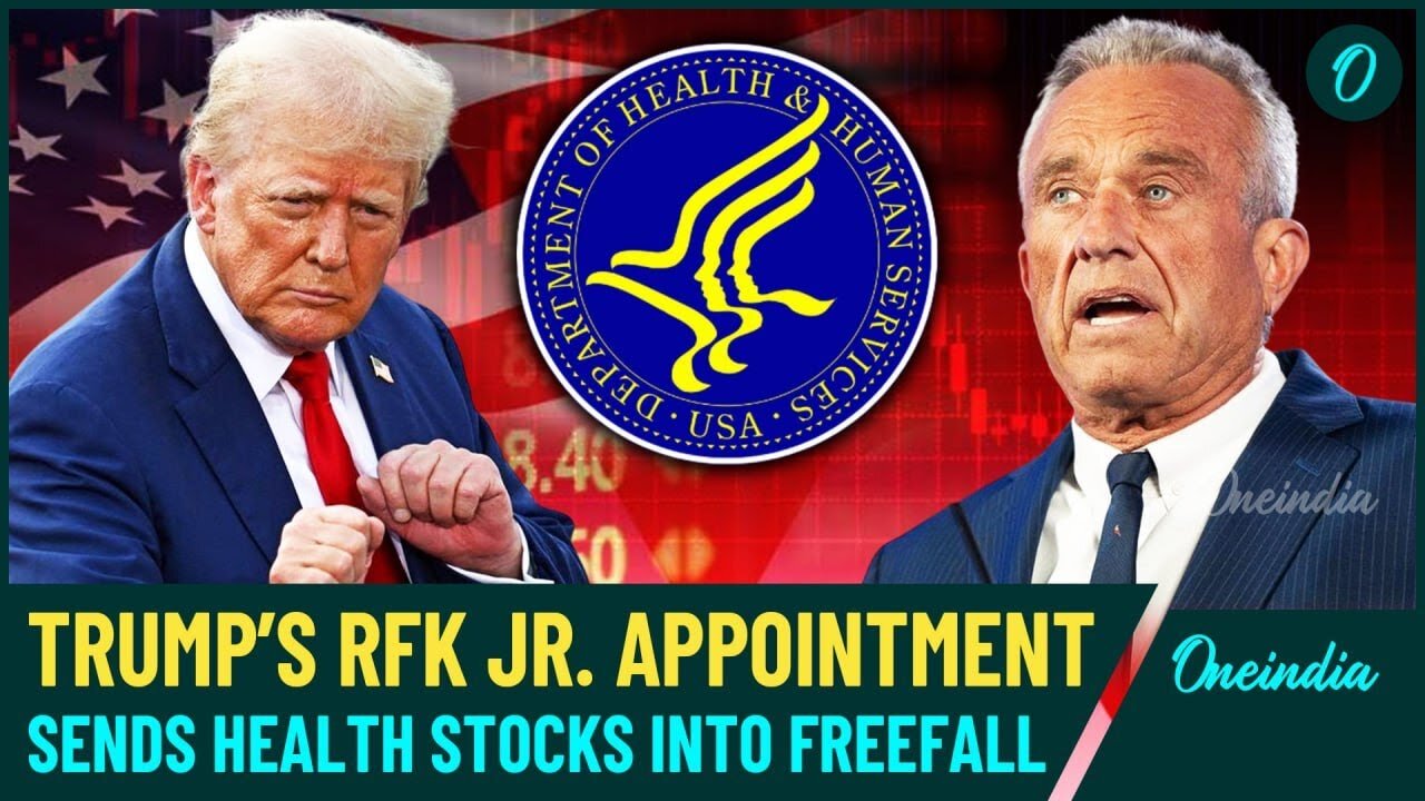 Trump’s Cabinet Choice Sparks Pharma Market Panic| Anti-Vaccine RFK Jr. Picked As Health Secretary