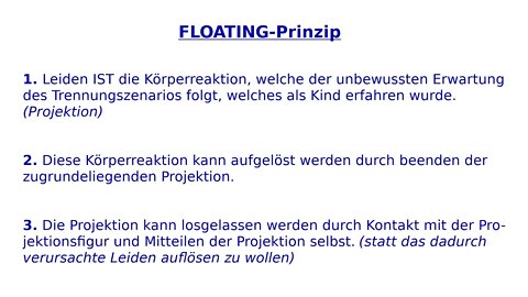 Das FLOATING-Prinzip