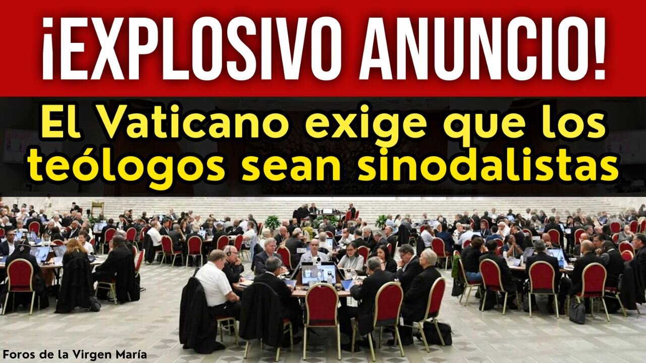 ¡Sorprendente Exigencia! Desde ahora el Vaticano No Tolerará Teólogos que no sean Sinodalistas