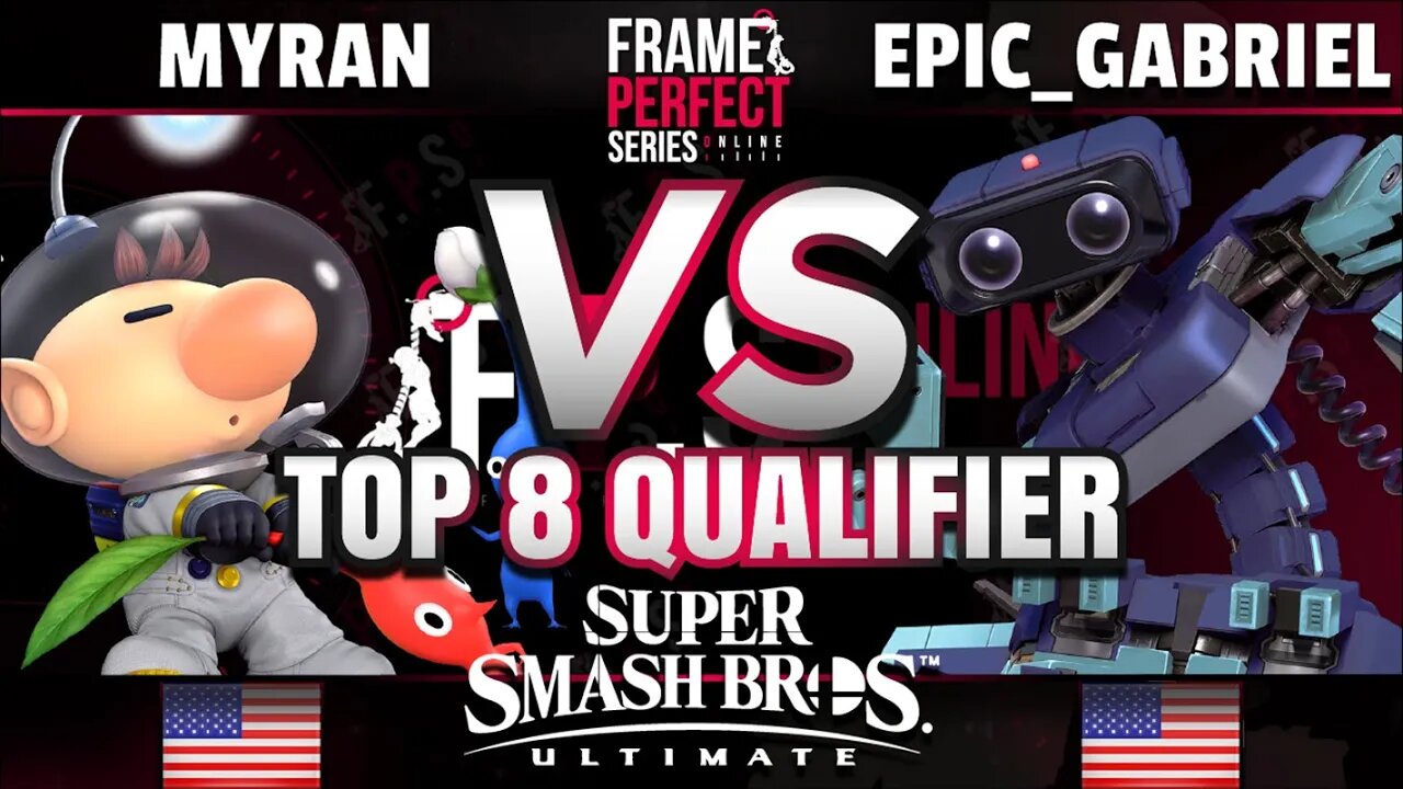 FPS5 Online - Myran (Olimar) vs. Epic_Gabriel (R.O.B) - Smash Ultimate Top 8 Winners Qualifier