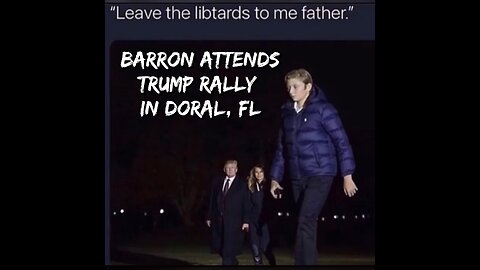 Barron Gets Cheering Ovation At FL Rally