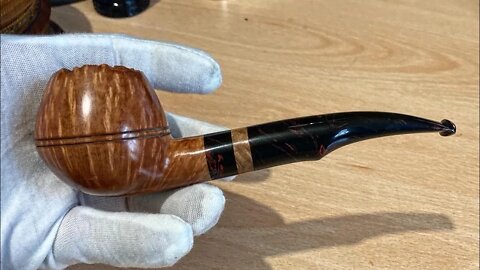 LCS Briars pipe 575 and a new cigar post for my ashtray