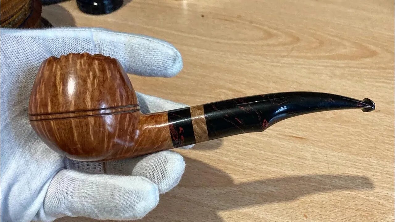 LCS Briars pipe 575 and a new cigar post for my ashtray