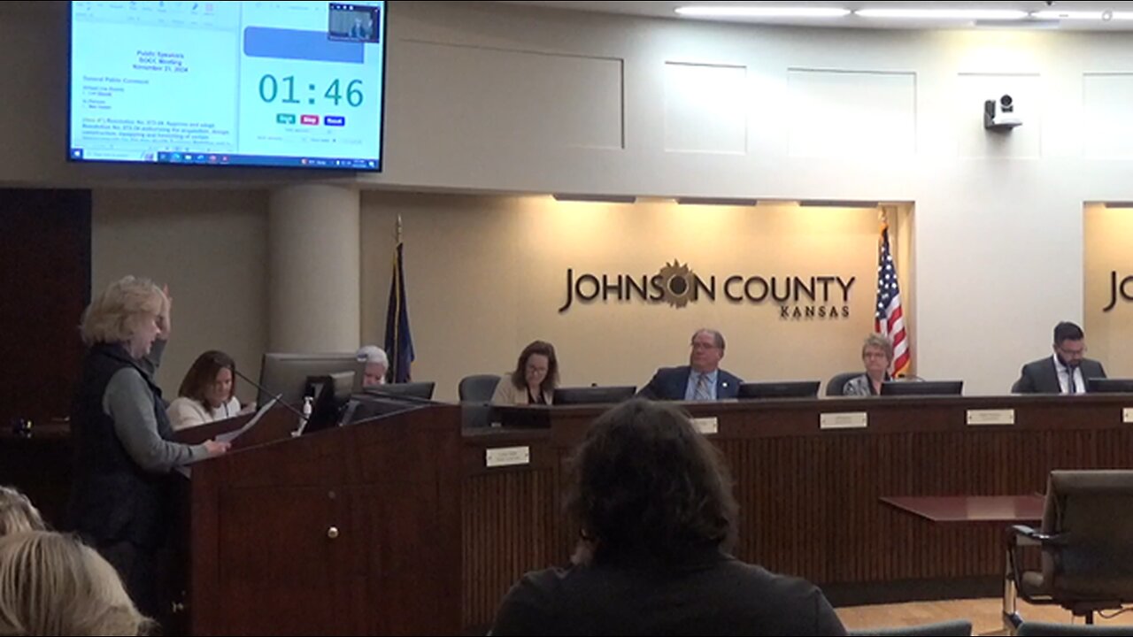 Epic Censored Comments at JoCo BOCC - Olathe, KS, 11-21-2024