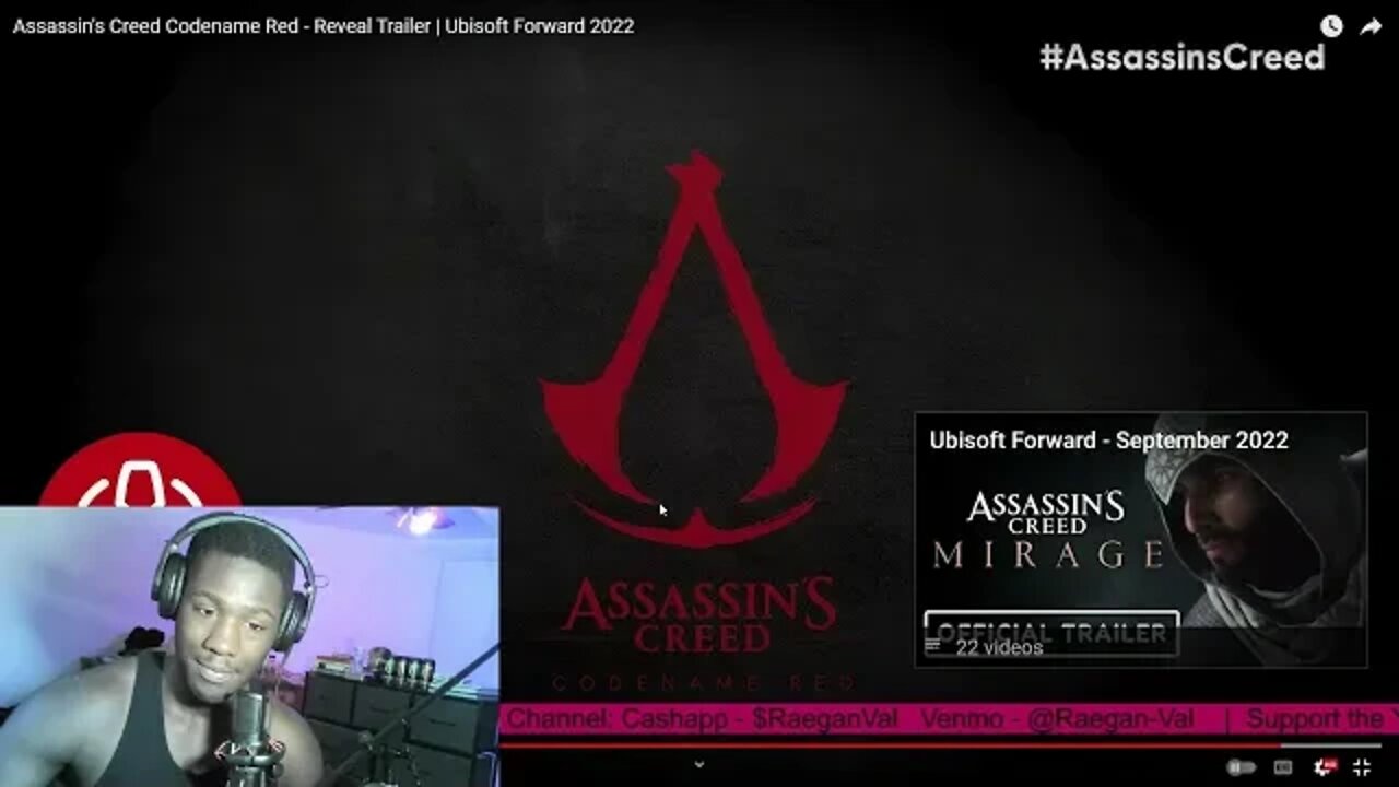 REACTION!!!Assassin's Creed Codename Red - Reveal Trailer | Ubisoft Forward 2022