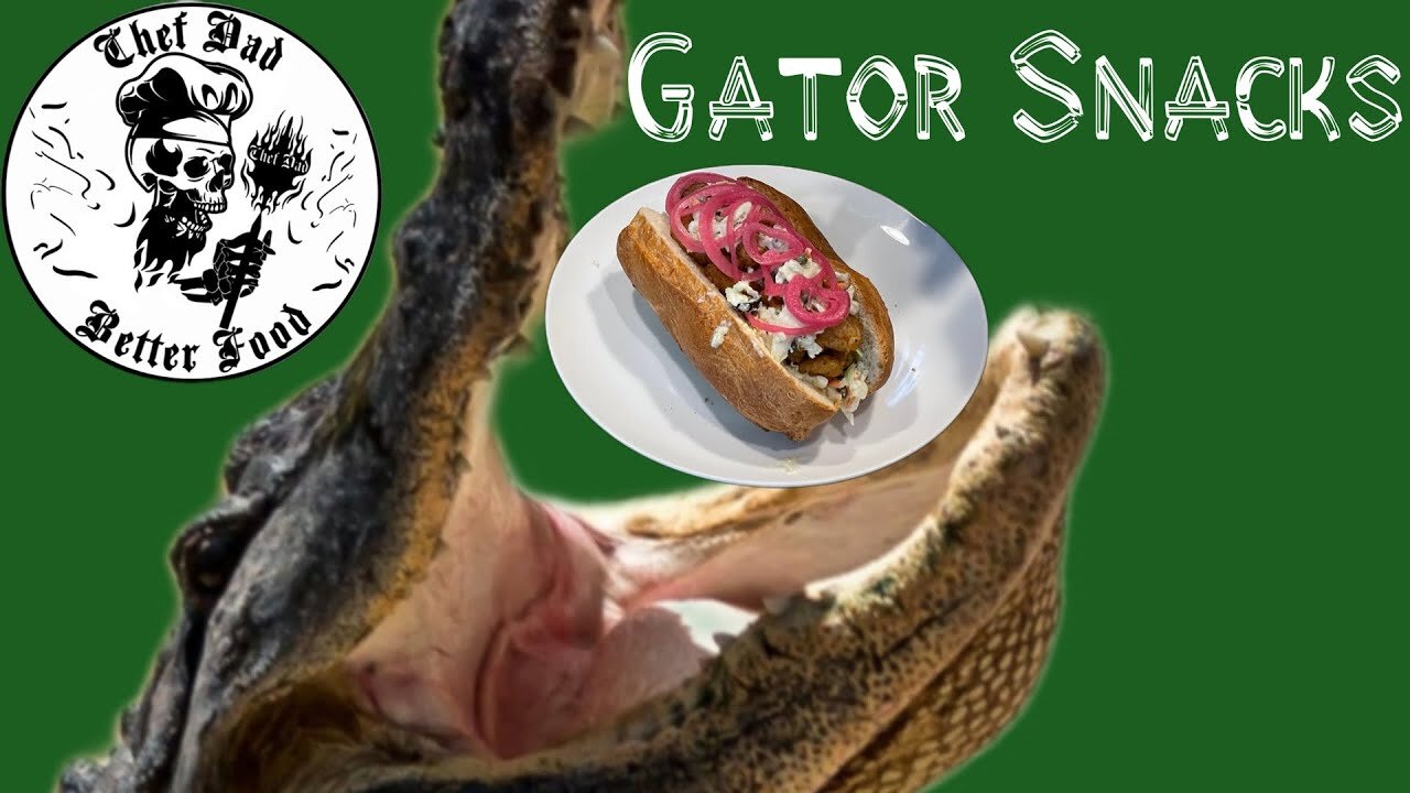 Make an impression with the best poboy ever!!!Alligator poboy!!!