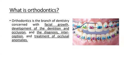 orthodontics L1 (introduction)