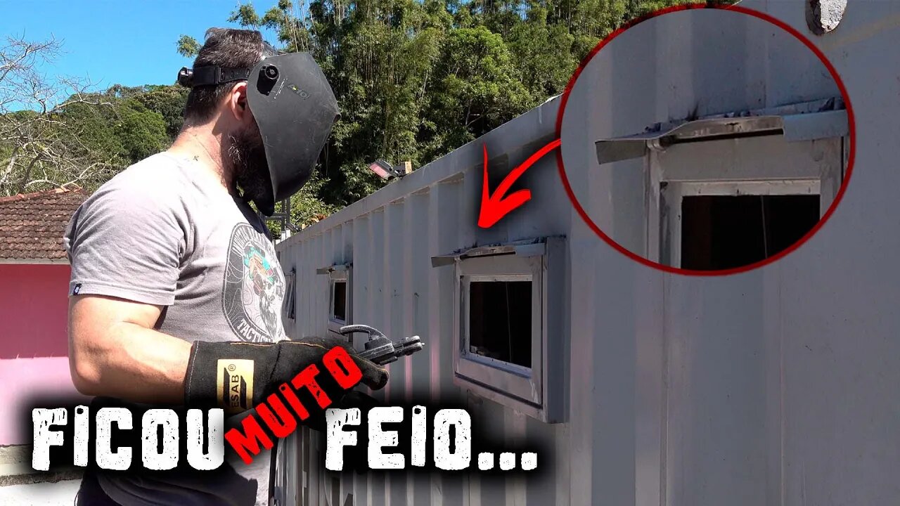 Tivemos problemas SÉRIOS com as janelas... - Base Container Ep.10