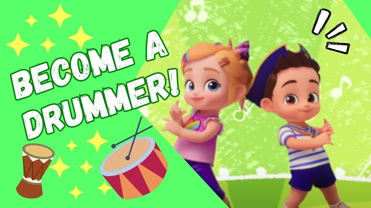 Become a drummer | Kid Song | New episode baby cartoons