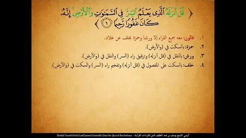 144 ‏‏الربع المائة وأربع وأربعون وتبارك الذي نزل الفرقان