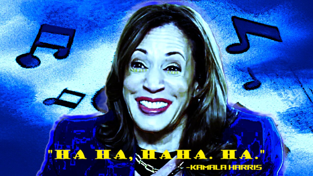 Kamala Harris Laughs to the Music