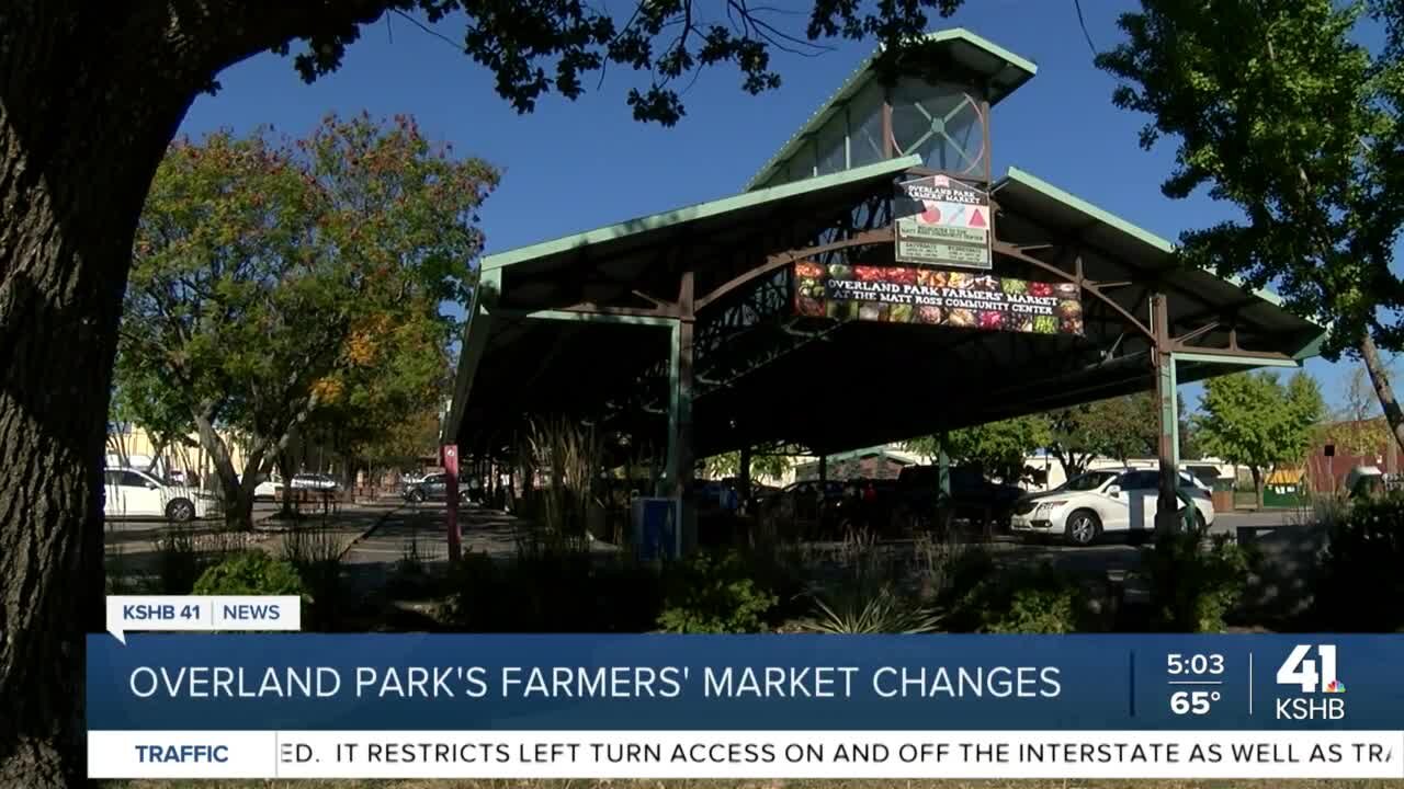 Overland Park's farmers market changes