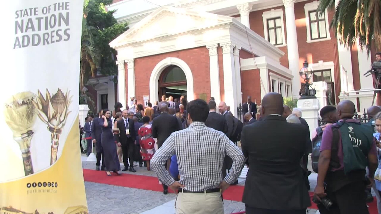 SOUTH AFRICA - Cape Town - Pomp and ceremony at the 2019 State of the Nation Address (Video) (5bw)