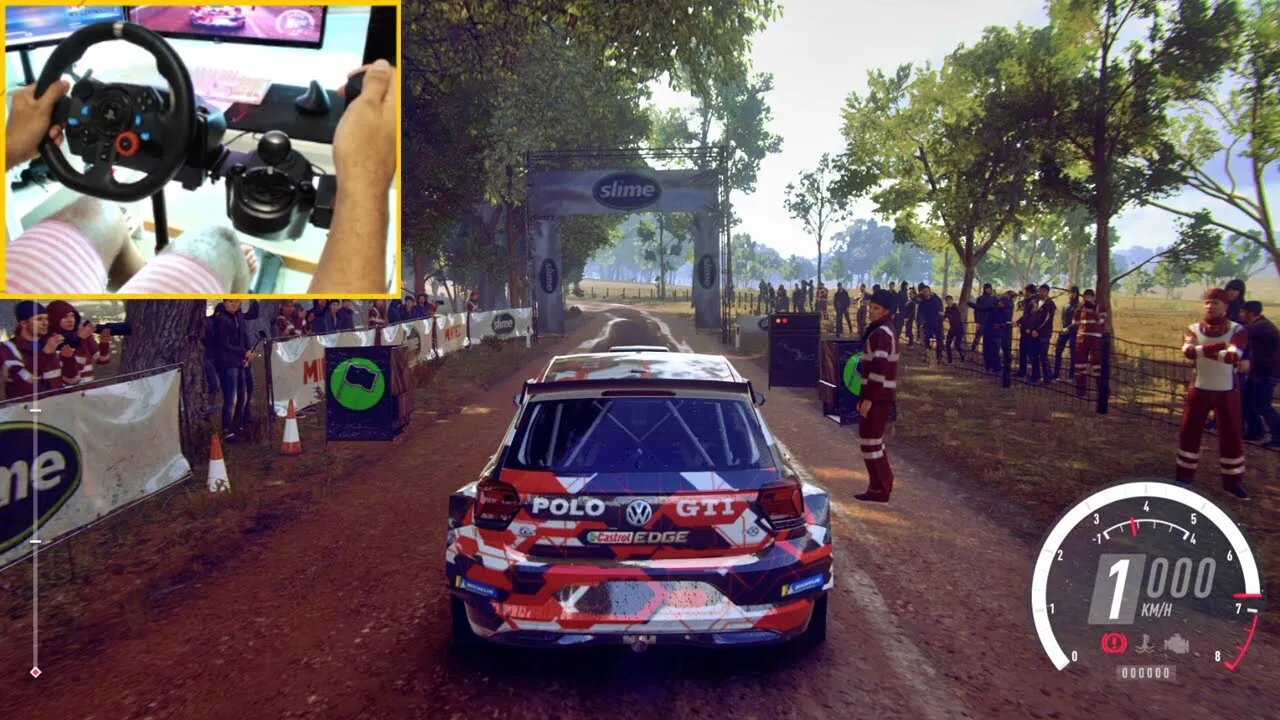 POLO GTI R5 - DiRT Rally 2.0 - Steering Wheel + Shifter G29