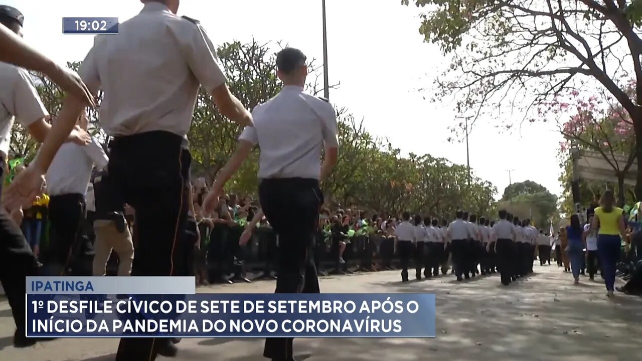 Ipatinga: 1º Desfile Cívico de Sete de Setembro após o início da Pandemia do Novo Coronavírus.