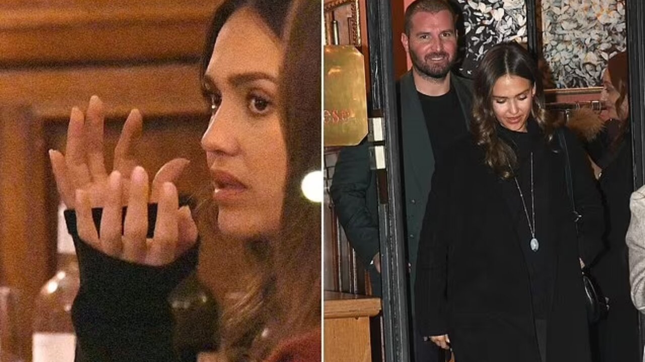 Jessica Alba Dines with Producer, No Wedding Ring